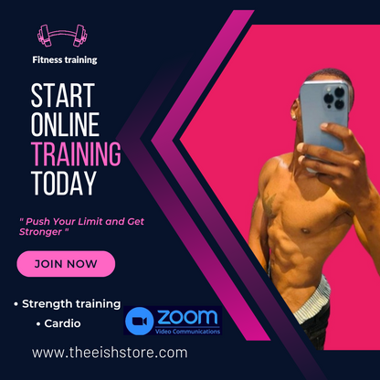 Online fitness training Session