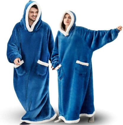 Fleece Hoodie Warm-Wear Onesie Extra Length