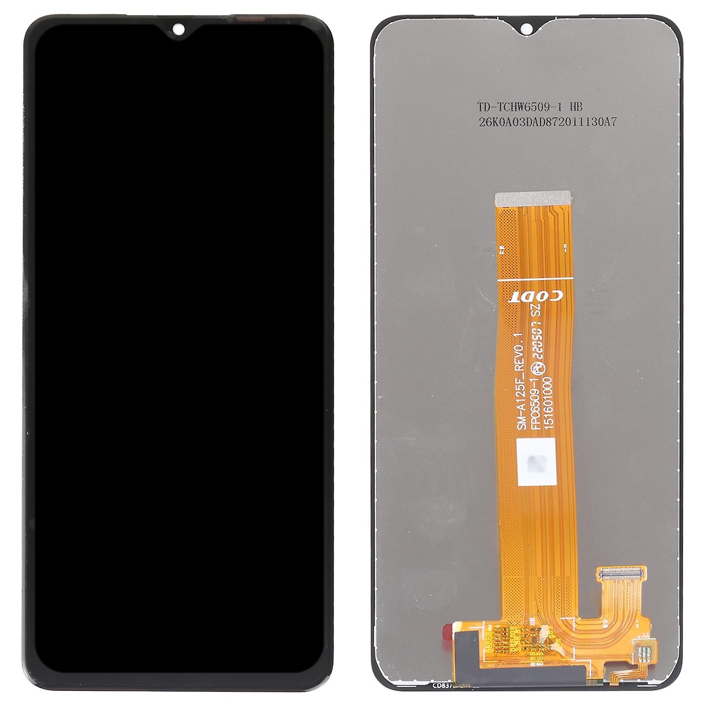 Samsung A12 LCD screen.