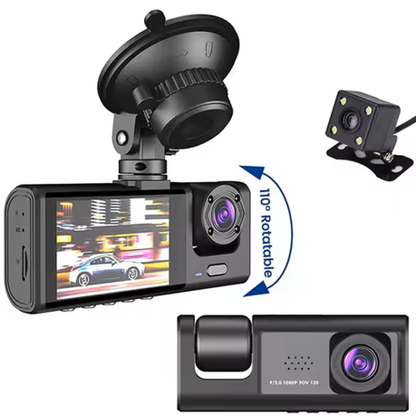 Dash Camera for Cars - C309 Dash Cam Clear Triple Lens with Parking Mode