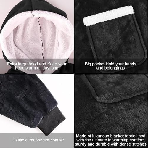 Fleece Hoodie Warm-Wear Onesie Extra Length