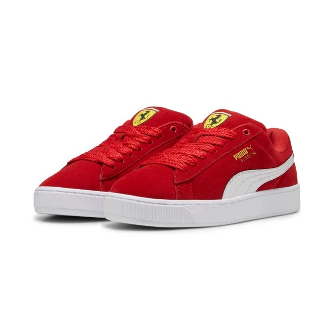 Puma Ferrari Suede Xl Rosso Corsa-Puma White.