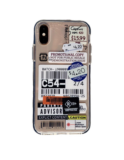 Max label case iphone X and XS