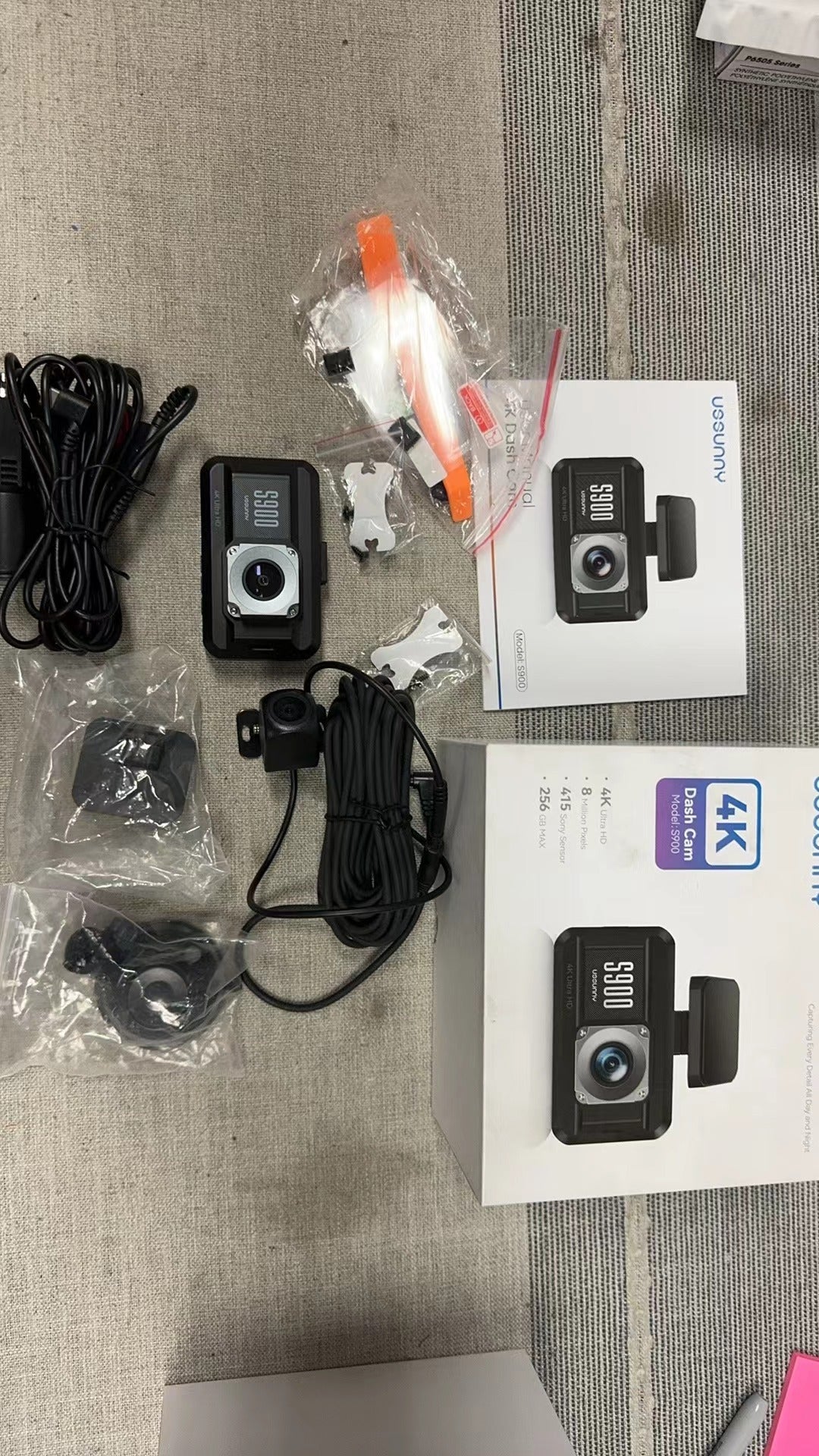 Dash Cam Front 4K And Rear 1080P Ussunny Dual Dash Camera