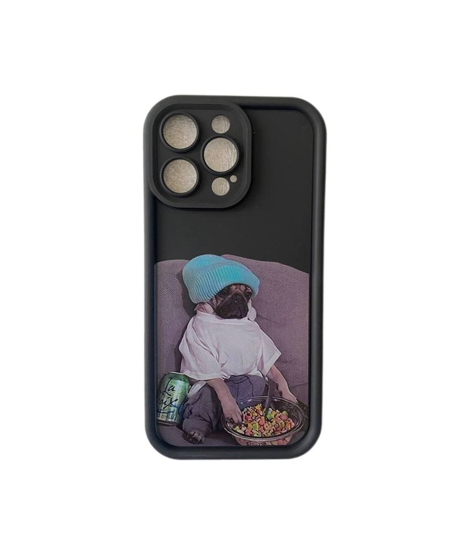 Iphone 15 pro max Lazy Dog case